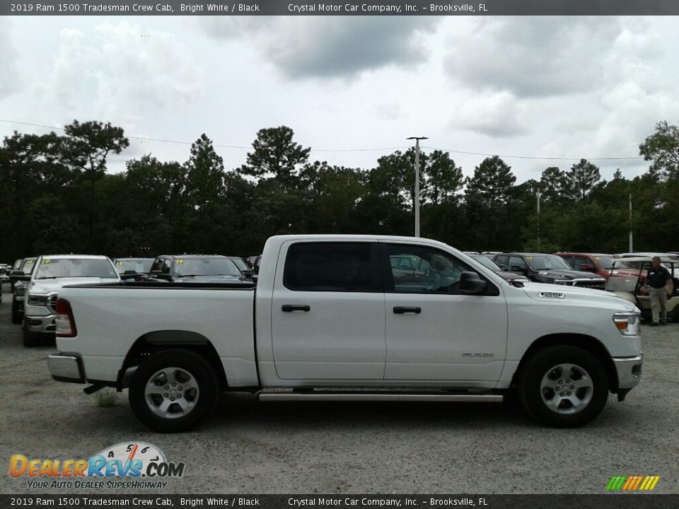 2019 Ram 1500 Tradesman Crew Cab Bright White / Black Photo #6