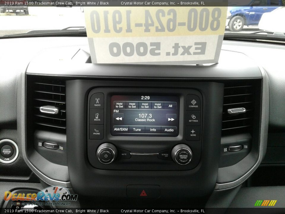 2019 Ram 1500 Tradesman Crew Cab Bright White / Black Photo #15