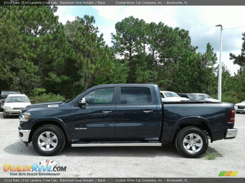 Maximum Steel Metallic 2019 Ram 1500 Laramie Crew Cab Photo #2