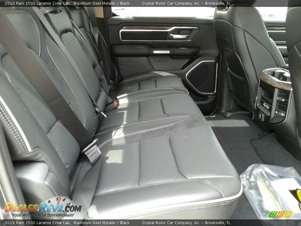 Rear Seat of 2019 Ram 1500 Laramie Crew Cab Photo #10