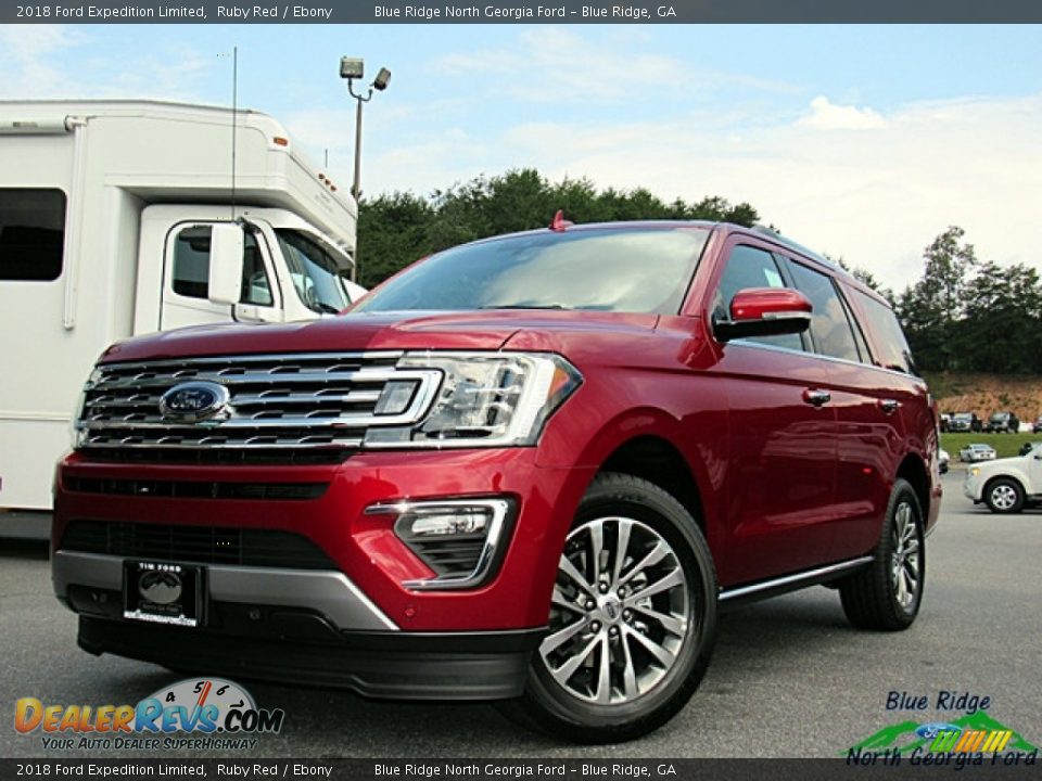 2018 Ford Expedition Limited Ruby Red / Ebony Photo #1
