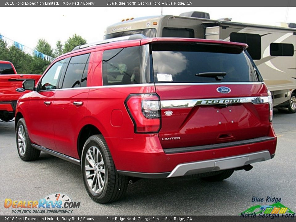 2018 Ford Expedition Limited Ruby Red / Ebony Photo #3