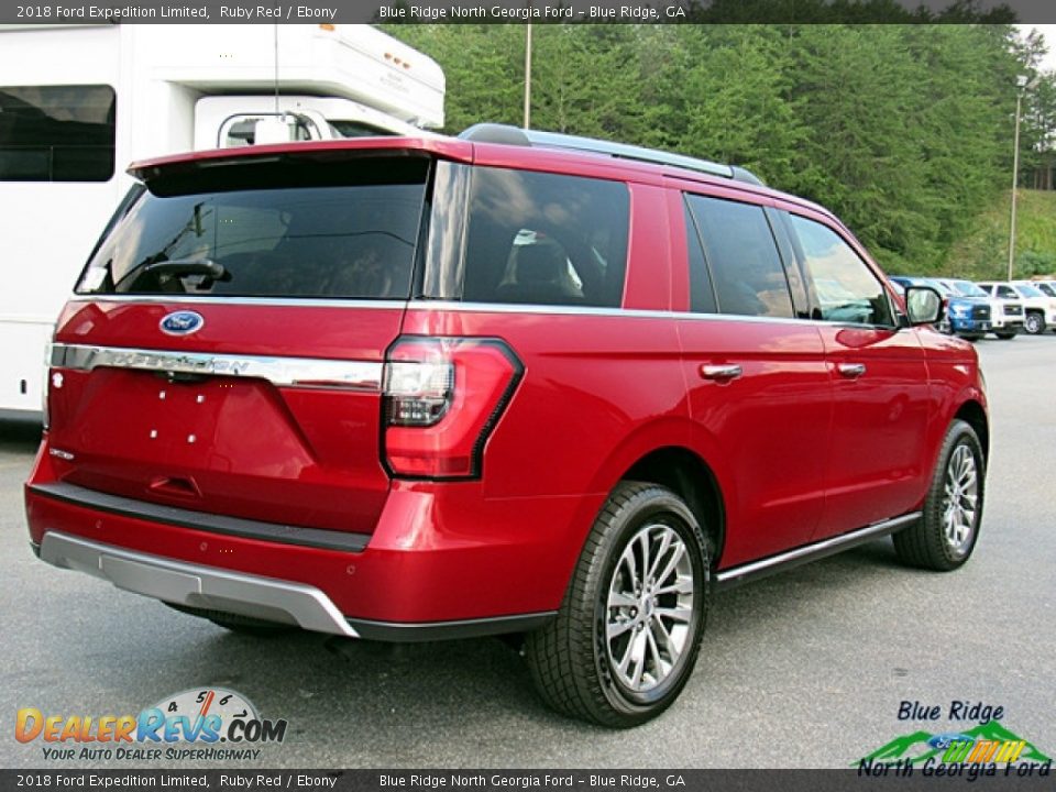 2018 Ford Expedition Limited Ruby Red / Ebony Photo #5