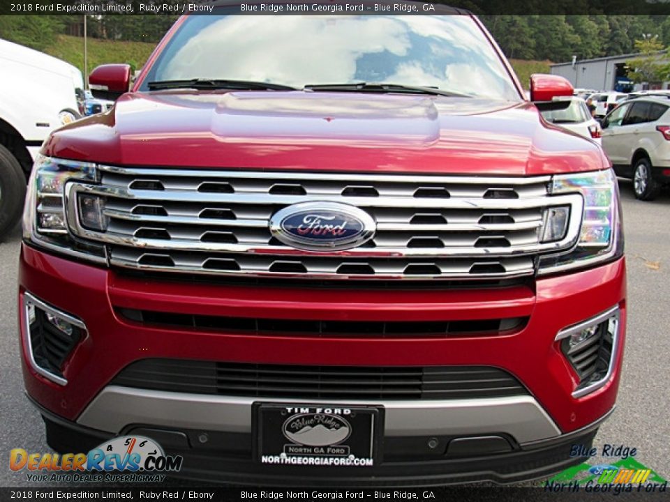 2018 Ford Expedition Limited Ruby Red / Ebony Photo #8