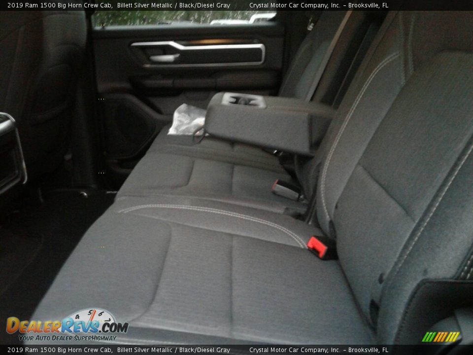 2019 Ram 1500 Big Horn Crew Cab Billett Silver Metallic / Black/Diesel Gray Photo #10