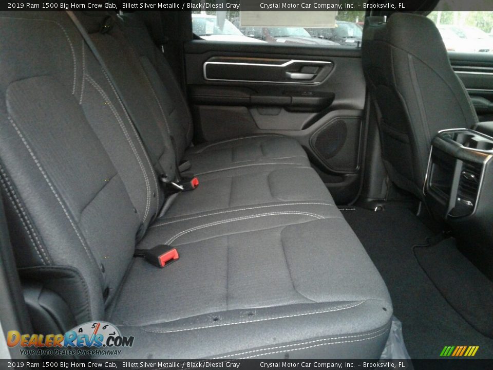 2019 Ram 1500 Big Horn Crew Cab Billett Silver Metallic / Black/Diesel Gray Photo #11