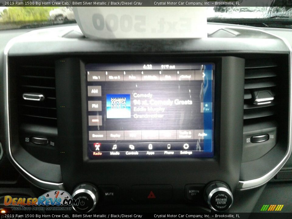 2019 Ram 1500 Big Horn Crew Cab Billett Silver Metallic / Black/Diesel Gray Photo #15