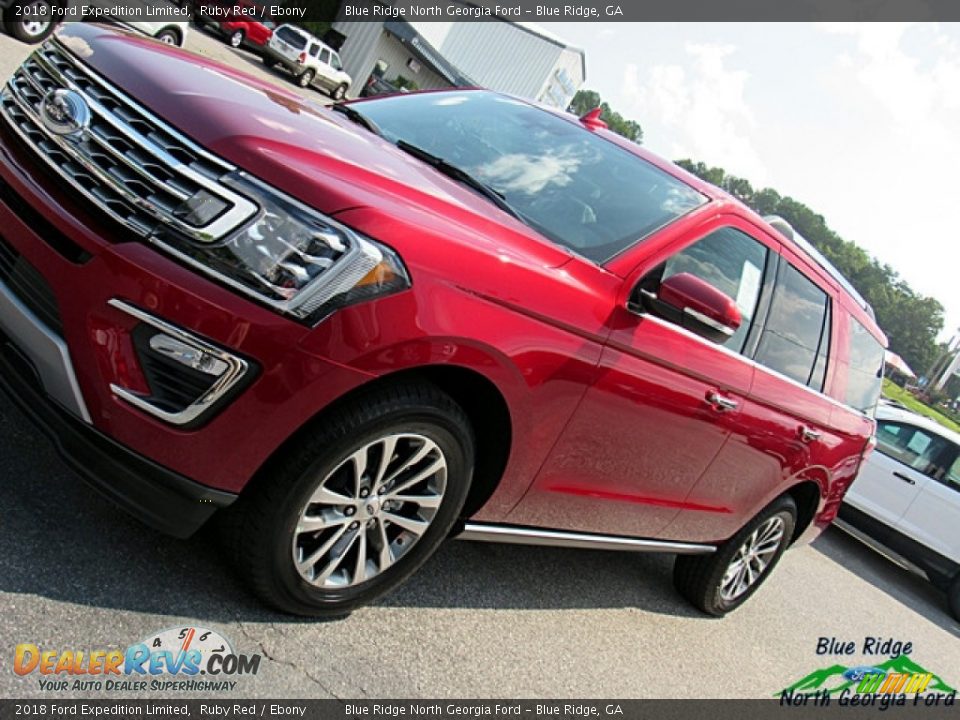 2018 Ford Expedition Limited Ruby Red / Ebony Photo #31