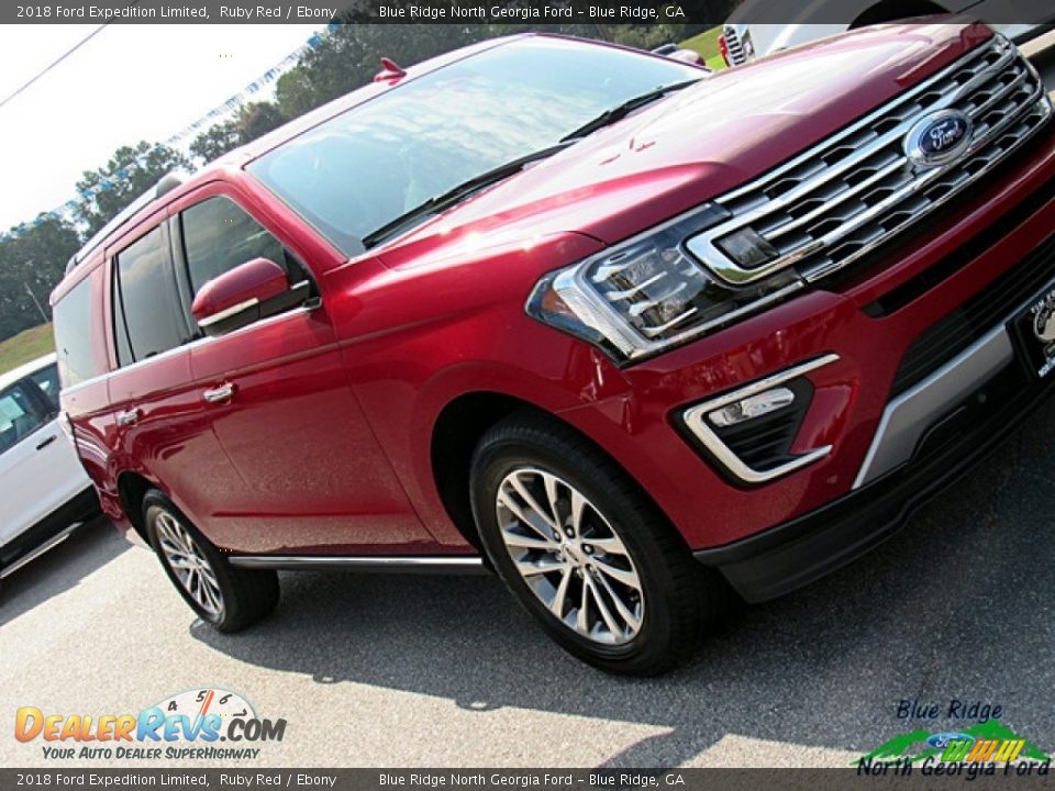 2018 Ford Expedition Limited Ruby Red / Ebony Photo #32
