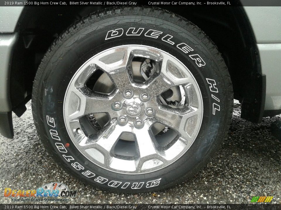 2019 Ram 1500 Big Horn Crew Cab Billett Silver Metallic / Black/Diesel Gray Photo #20