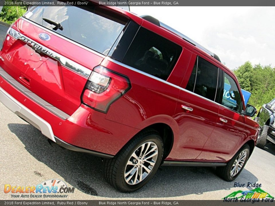 2018 Ford Expedition Limited Ruby Red / Ebony Photo #33
