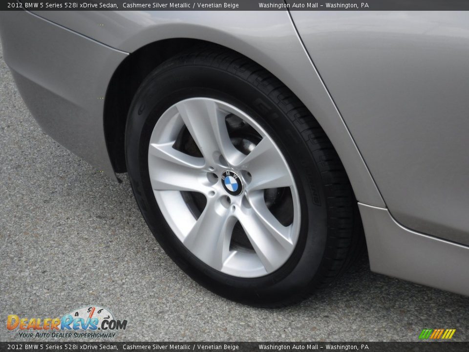 2012 BMW 5 Series 528i xDrive Sedan Cashmere Silver Metallic / Venetian Beige Photo #3