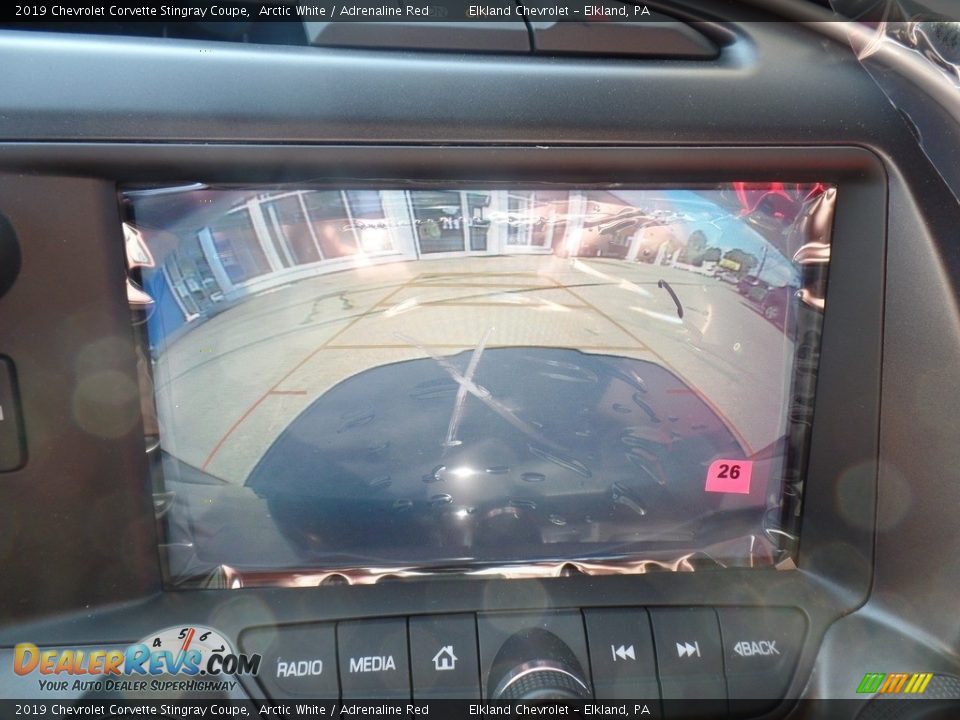 2019 Chevrolet Corvette Stingray Coupe Arctic White / Adrenaline Red Photo #28