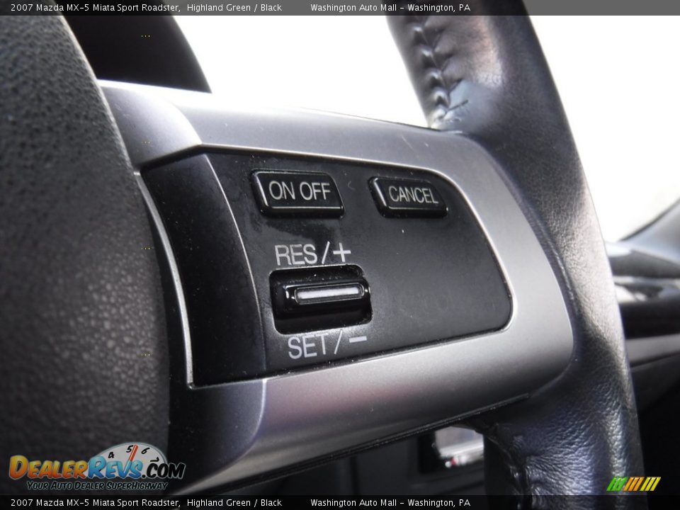2007 Mazda MX-5 Miata Sport Roadster Highland Green / Black Photo #21