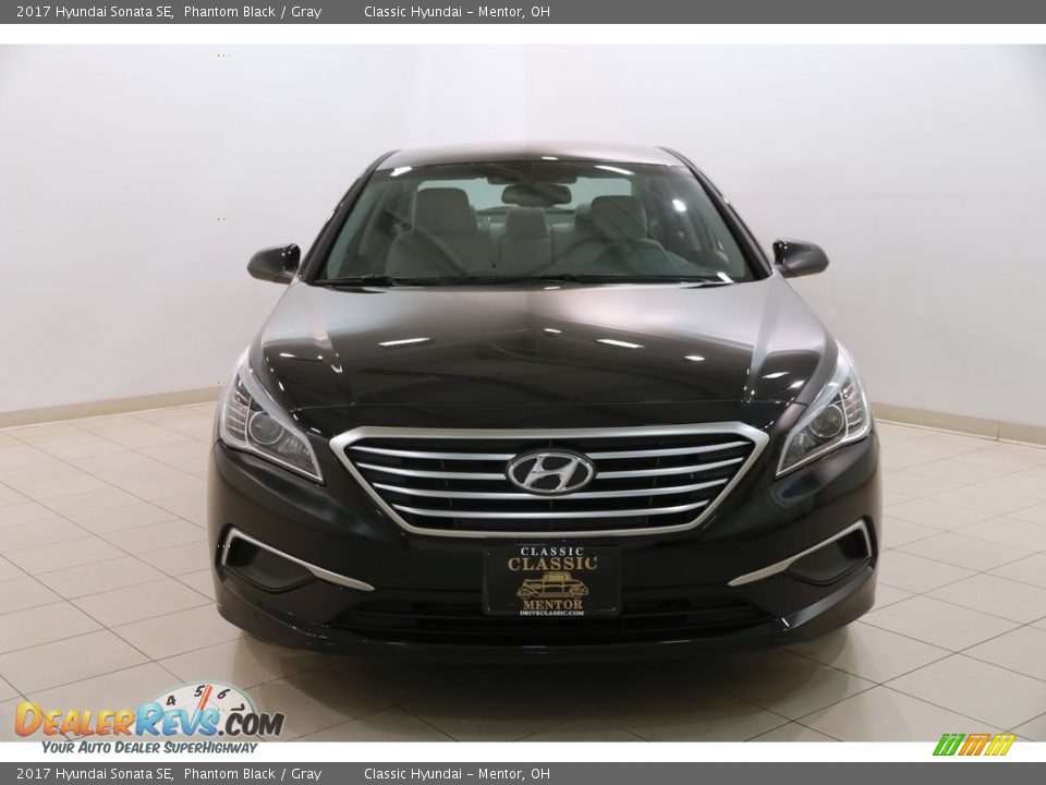 2017 Hyundai Sonata SE Phantom Black / Gray Photo #2