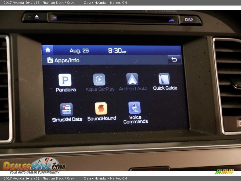 2017 Hyundai Sonata SE Phantom Black / Gray Photo #13