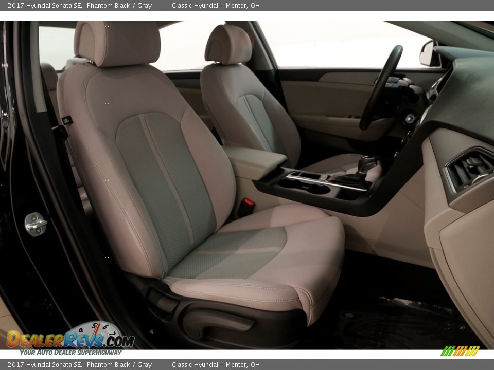 2017 Hyundai Sonata SE Phantom Black / Gray Photo #16