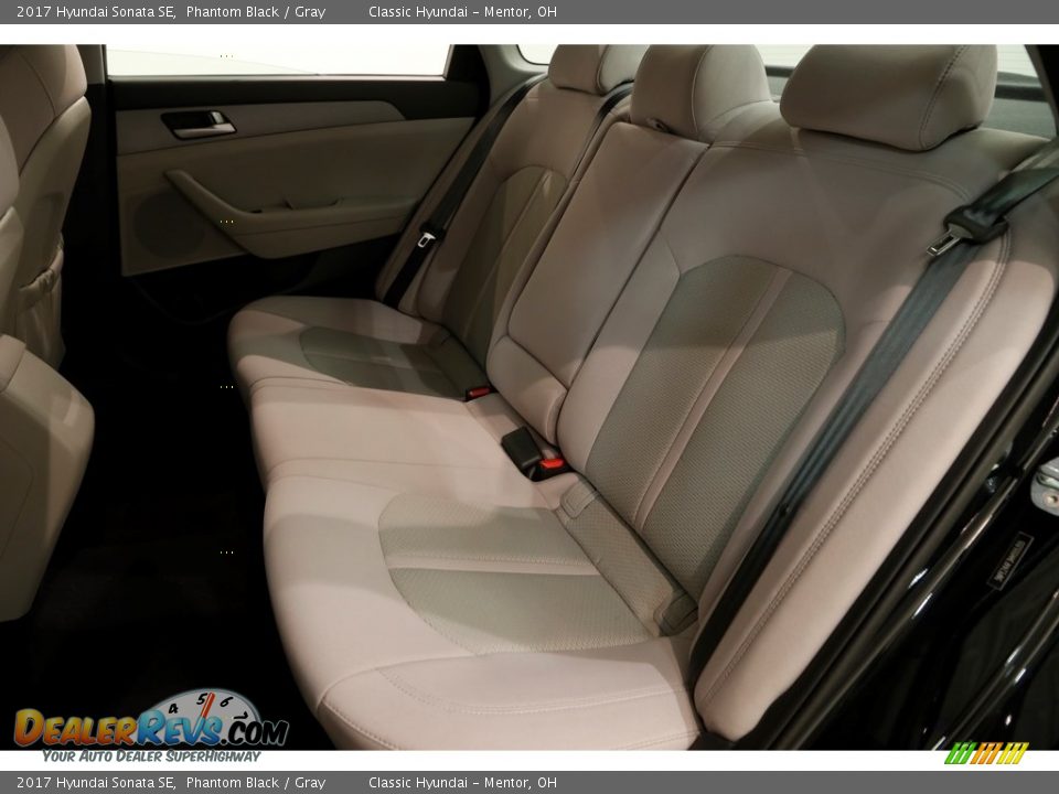 2017 Hyundai Sonata SE Phantom Black / Gray Photo #18