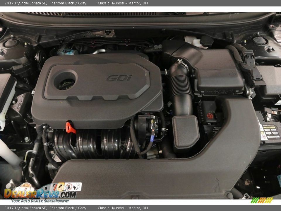 2017 Hyundai Sonata SE Phantom Black / Gray Photo #20
