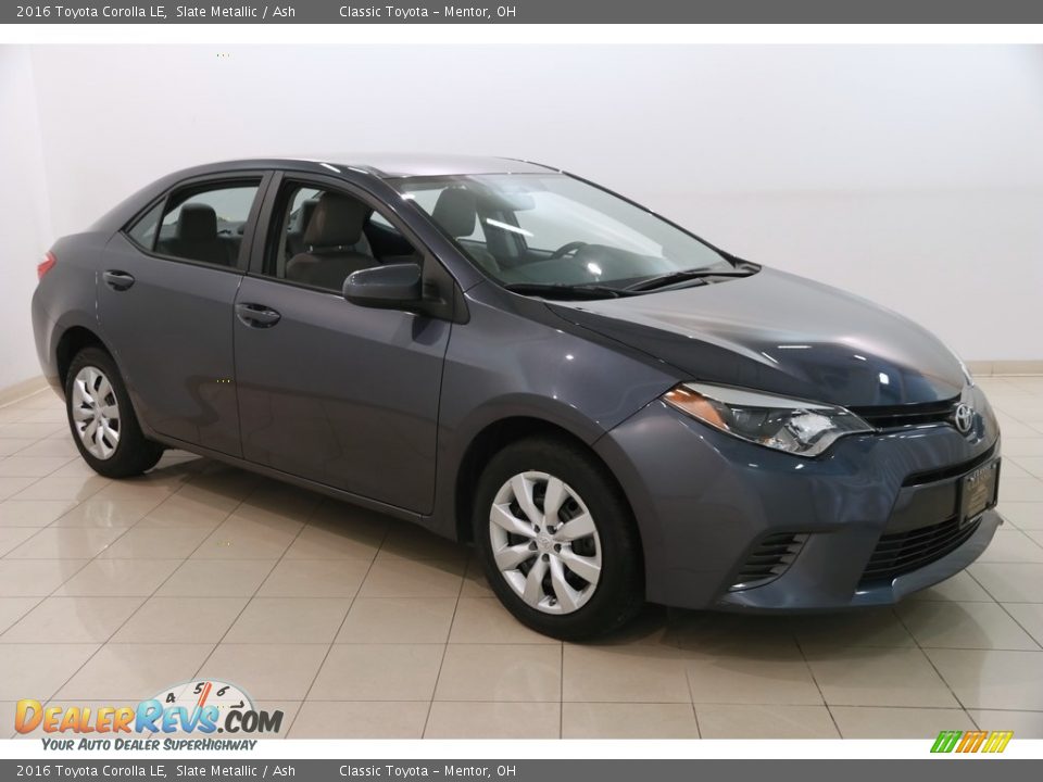 2016 Toyota Corolla LE Slate Metallic / Ash Photo #1