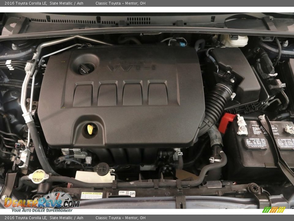 2016 Toyota Corolla LE Slate Metallic / Ash Photo #17
