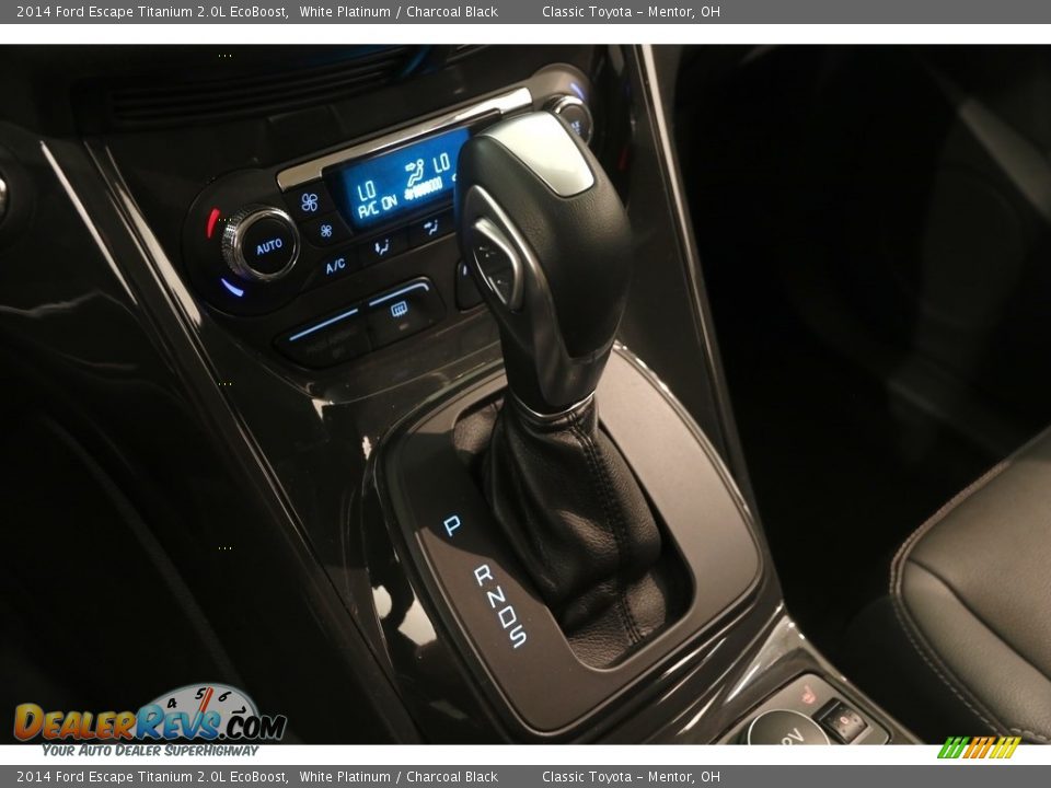2014 Ford Escape Titanium 2.0L EcoBoost White Platinum / Charcoal Black Photo #15