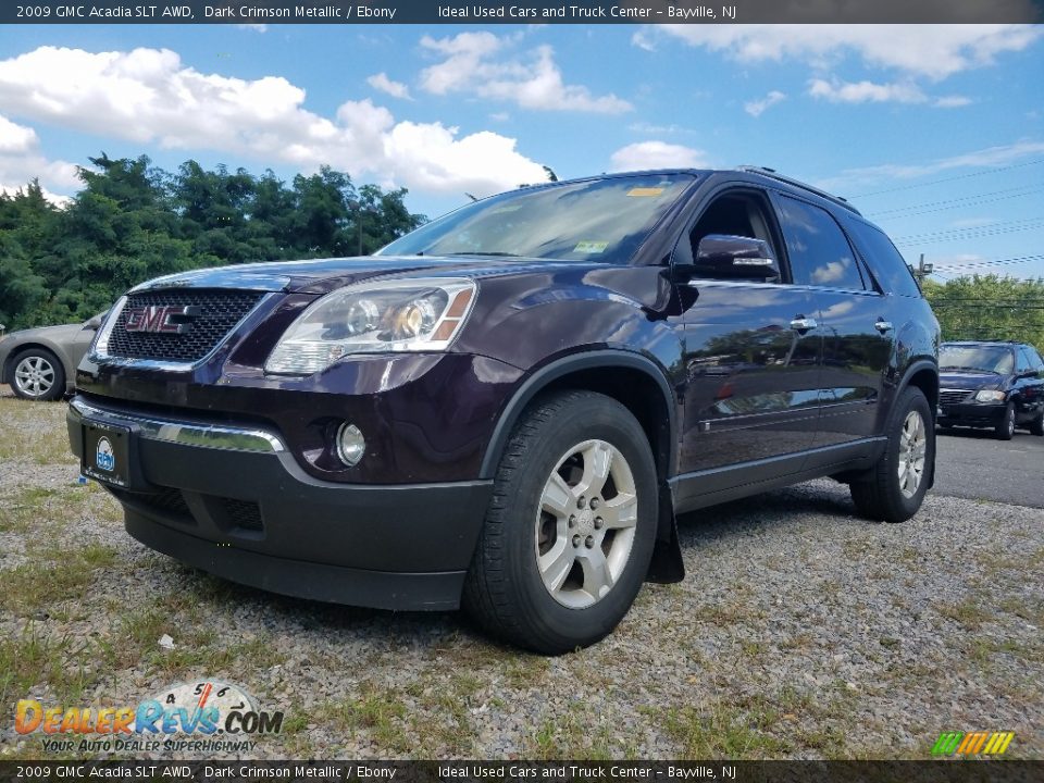 2009 GMC Acadia SLT AWD Dark Crimson Metallic / Ebony Photo #1