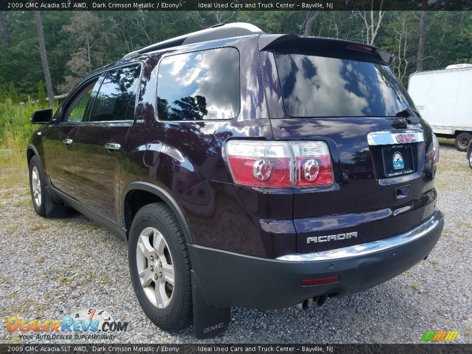2009 GMC Acadia SLT AWD Dark Crimson Metallic / Ebony Photo #3
