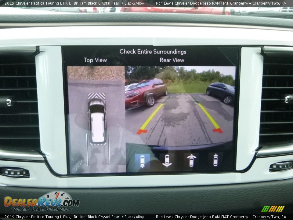 2019 Chrysler Pacifica Touring L Plus Brilliant Black Crystal Pearl / Black/Alloy Photo #18