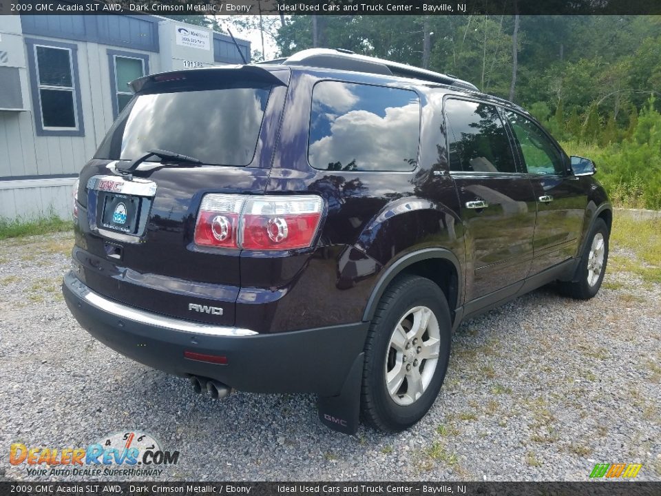 2009 GMC Acadia SLT AWD Dark Crimson Metallic / Ebony Photo #5