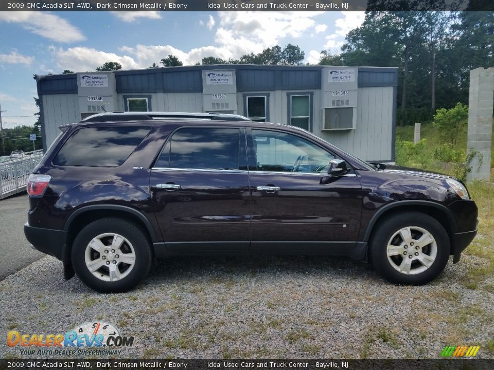 2009 GMC Acadia SLT AWD Dark Crimson Metallic / Ebony Photo #6