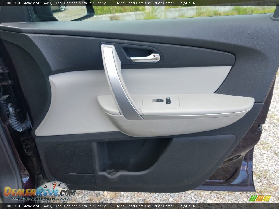 2009 GMC Acadia SLT AWD Dark Crimson Metallic / Ebony Photo #9