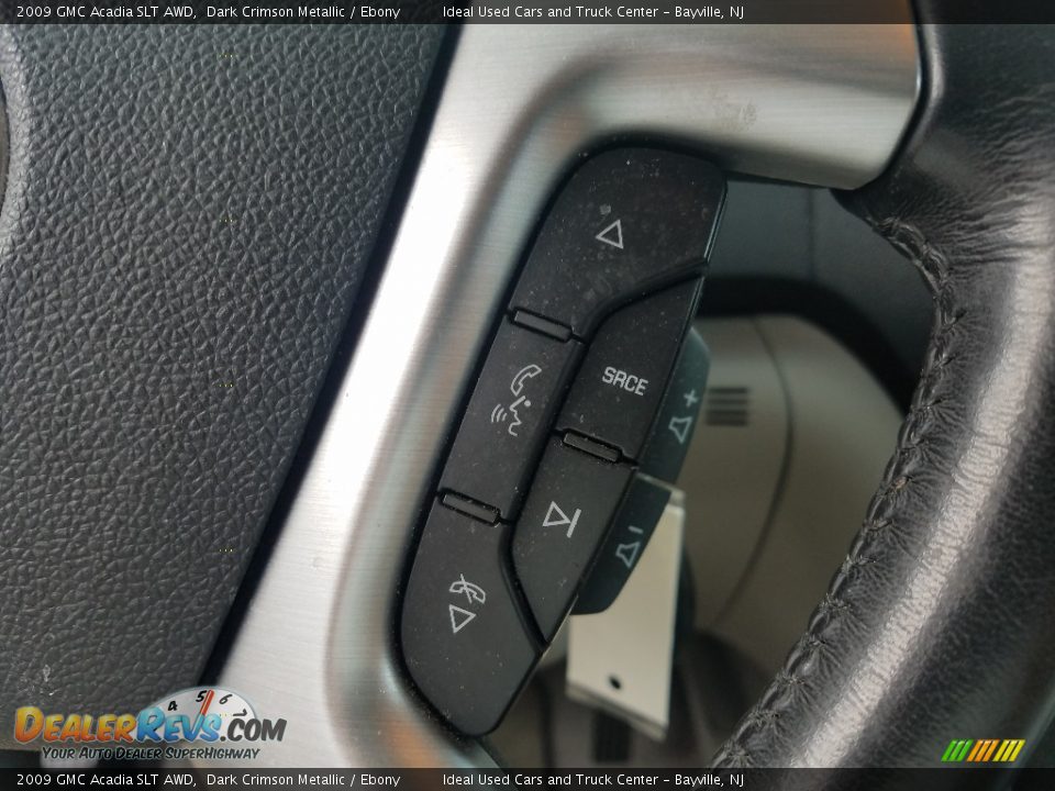 2009 GMC Acadia SLT AWD Dark Crimson Metallic / Ebony Photo #17