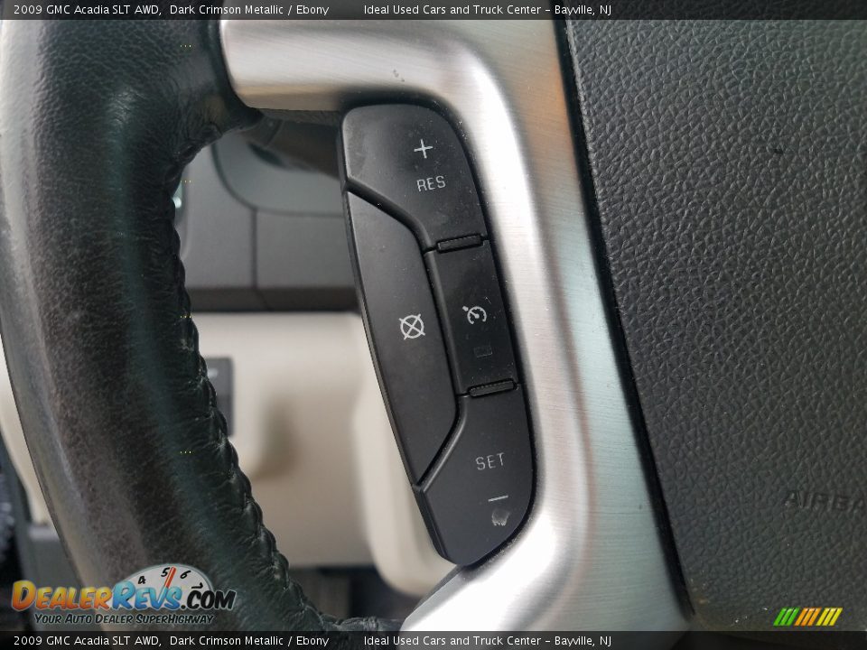 2009 GMC Acadia SLT AWD Dark Crimson Metallic / Ebony Photo #18