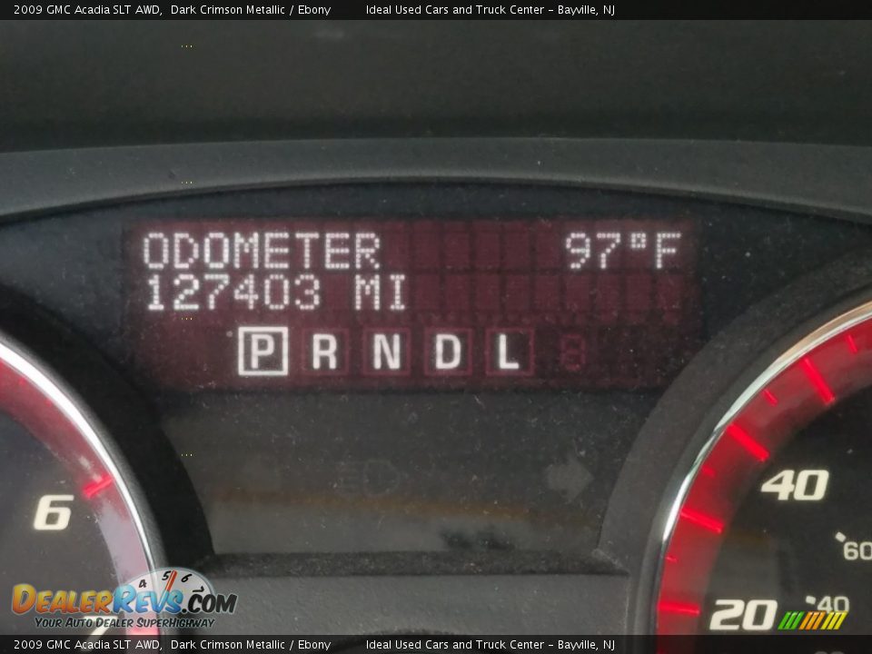 2009 GMC Acadia SLT AWD Dark Crimson Metallic / Ebony Photo #19