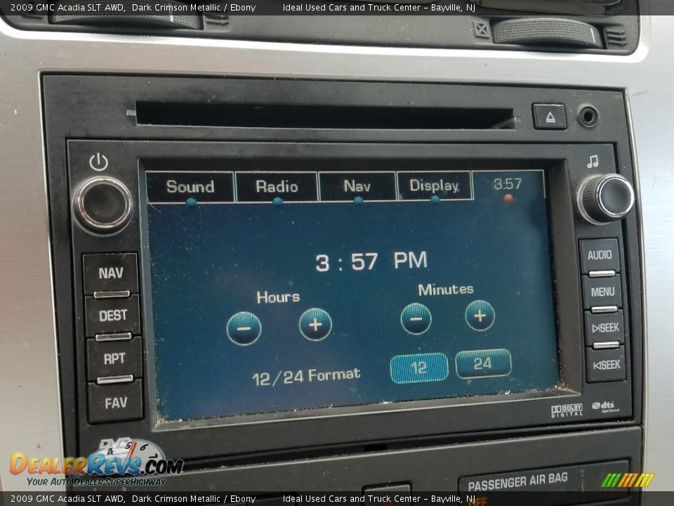 2009 GMC Acadia SLT AWD Dark Crimson Metallic / Ebony Photo #20