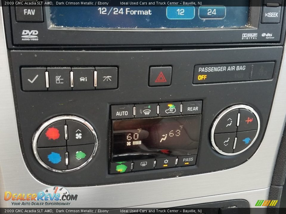 2009 GMC Acadia SLT AWD Dark Crimson Metallic / Ebony Photo #21