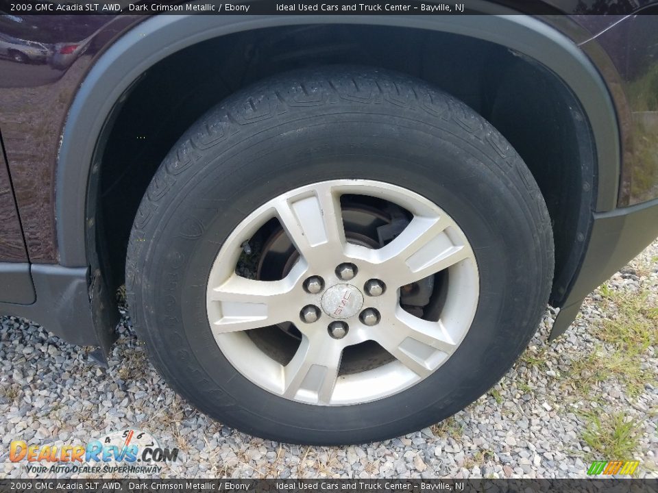 2009 GMC Acadia SLT AWD Dark Crimson Metallic / Ebony Photo #27