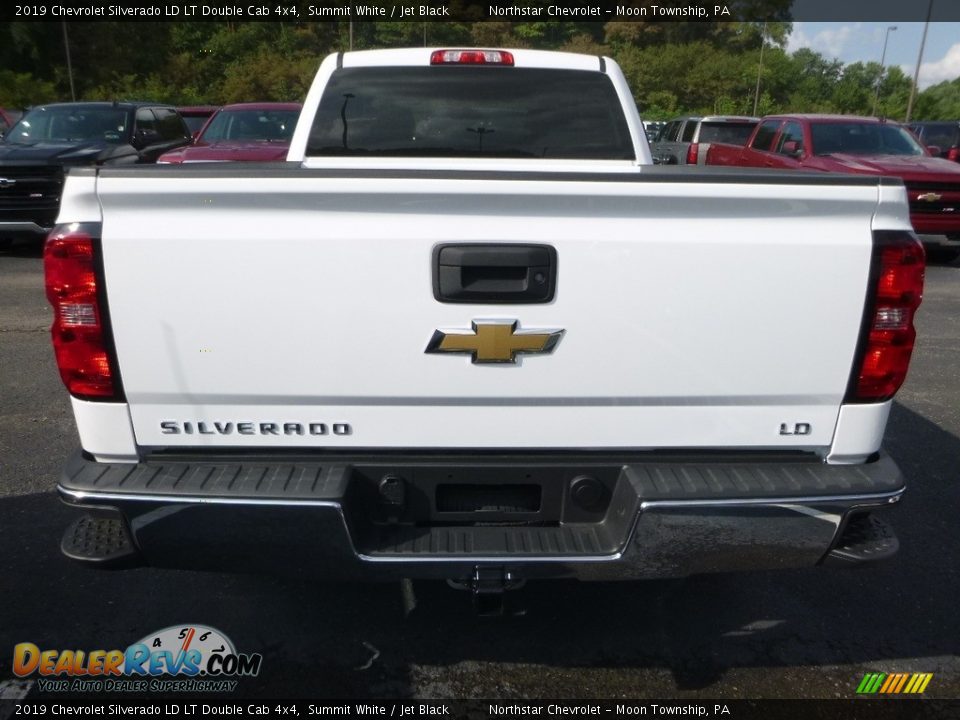 2019 Chevrolet Silverado LD LT Double Cab 4x4 Summit White / Jet Black Photo #4