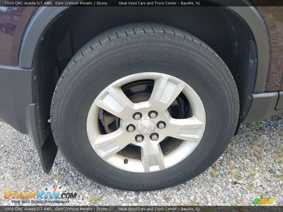 2009 GMC Acadia SLT AWD Dark Crimson Metallic / Ebony Photo #28
