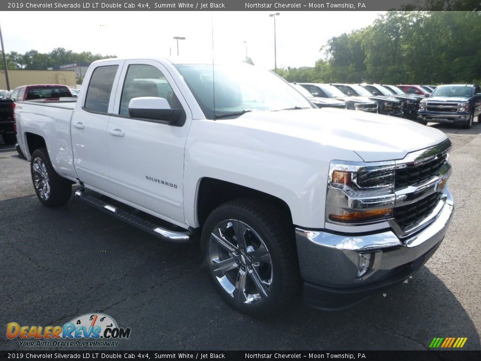 2019 Chevrolet Silverado LD LT Double Cab 4x4 Summit White / Jet Black Photo #6