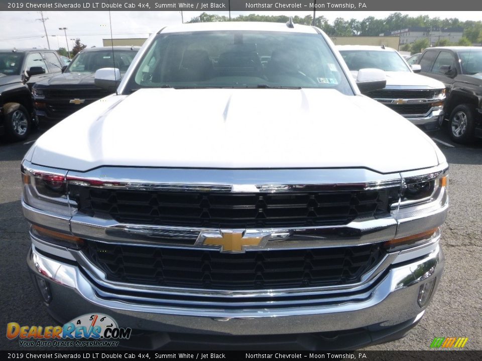 2019 Chevrolet Silverado LD LT Double Cab 4x4 Summit White / Jet Black Photo #7