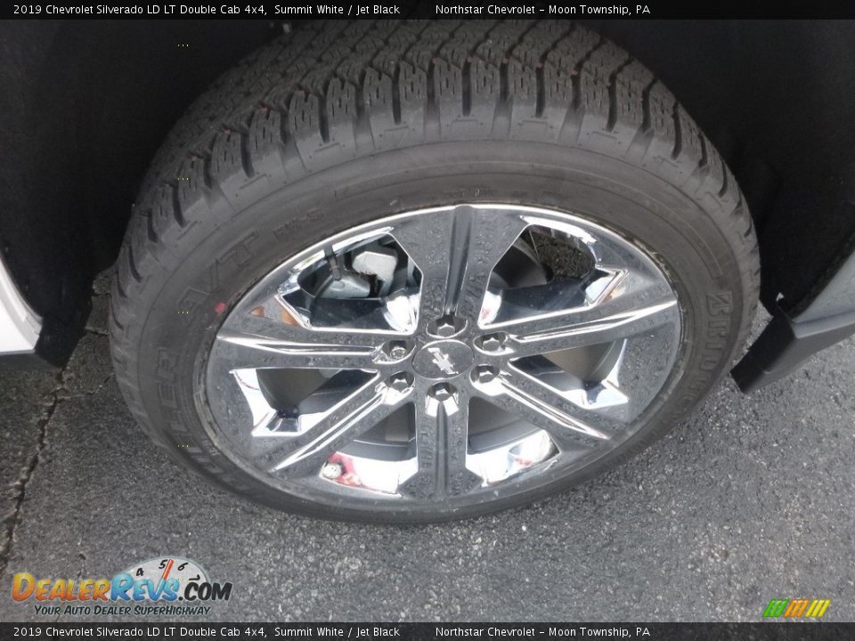 2019 Chevrolet Silverado LD LT Double Cab 4x4 Summit White / Jet Black Photo #8