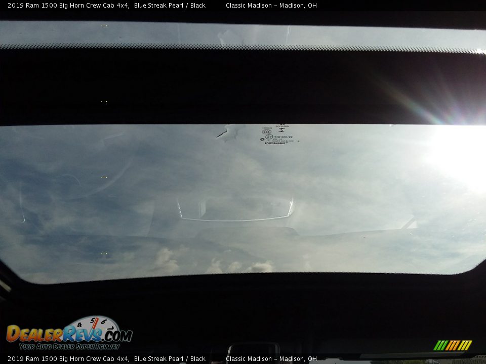 2019 Ram 1500 Big Horn Crew Cab 4x4 Blue Streak Pearl / Black Photo #8