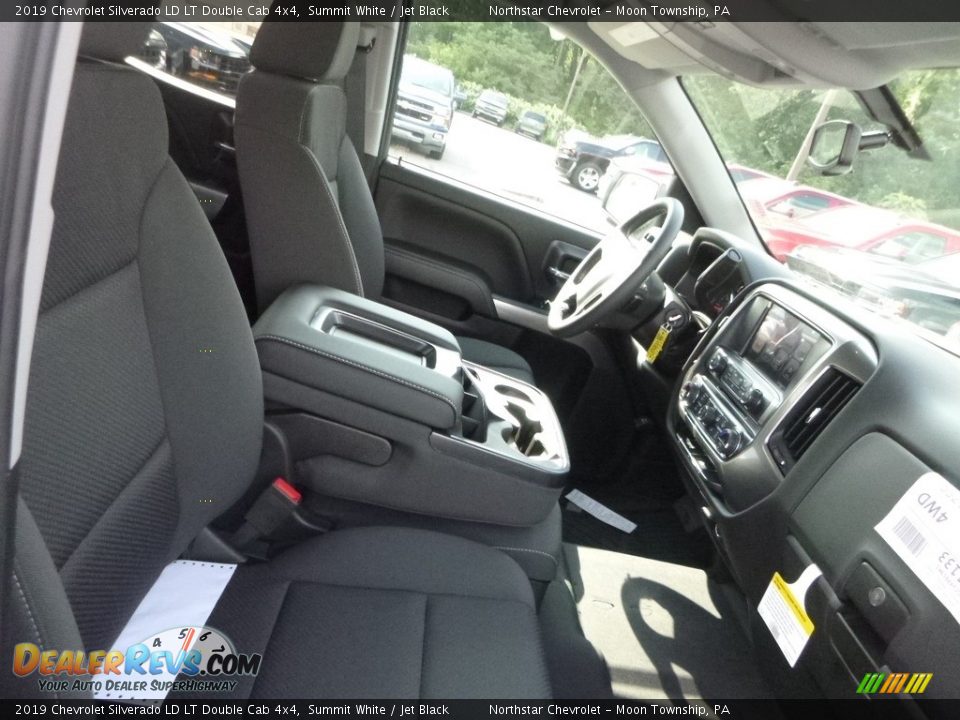 2019 Chevrolet Silverado LD LT Double Cab 4x4 Summit White / Jet Black Photo #9