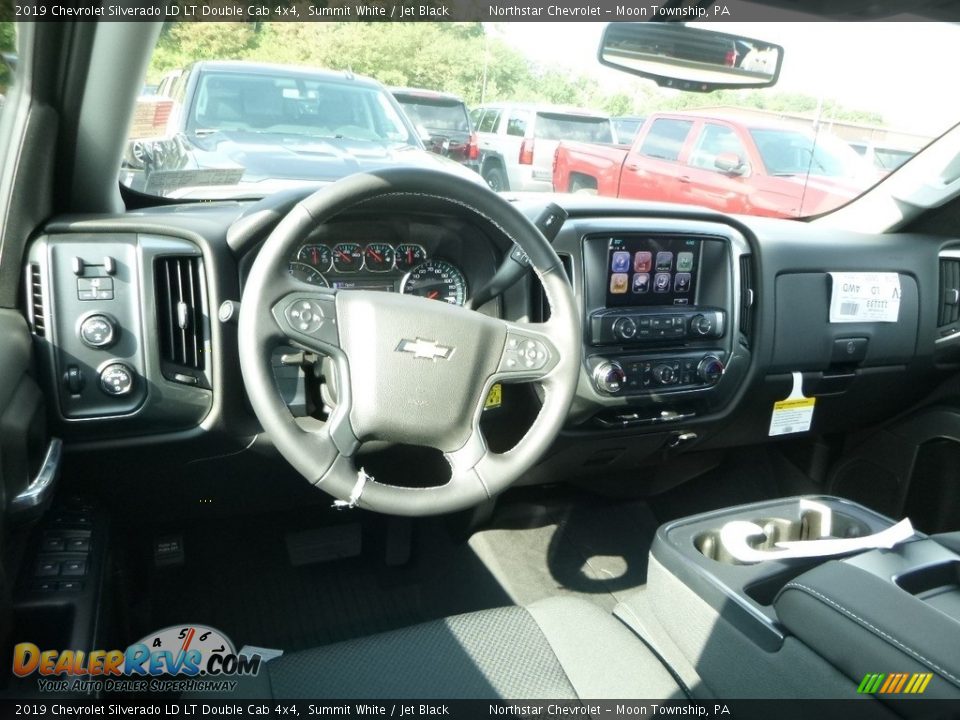 2019 Chevrolet Silverado LD LT Double Cab 4x4 Summit White / Jet Black Photo #13