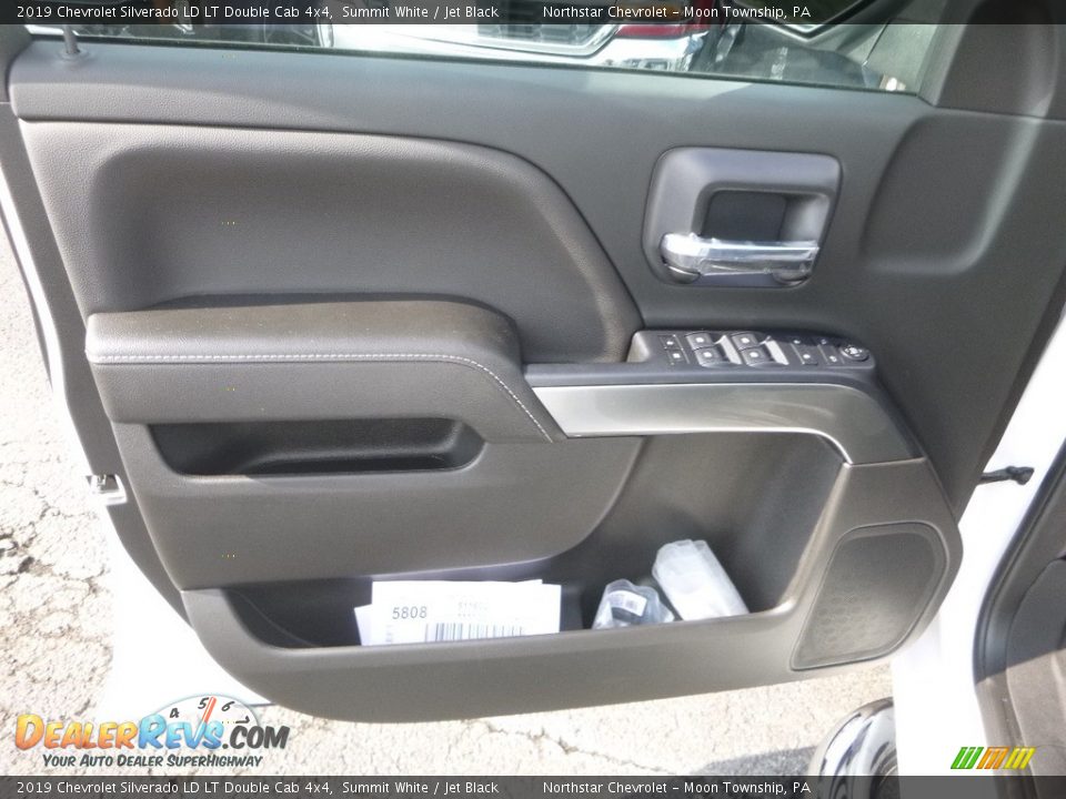 2019 Chevrolet Silverado LD LT Double Cab 4x4 Summit White / Jet Black Photo #14