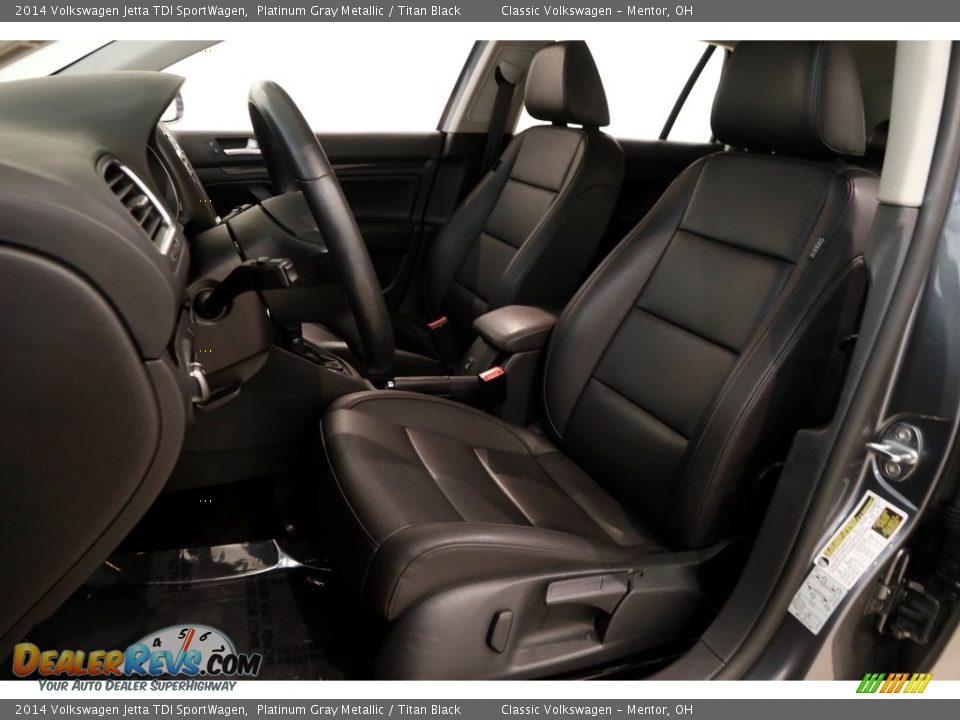2014 Volkswagen Jetta TDI SportWagen Platinum Gray Metallic / Titan Black Photo #5