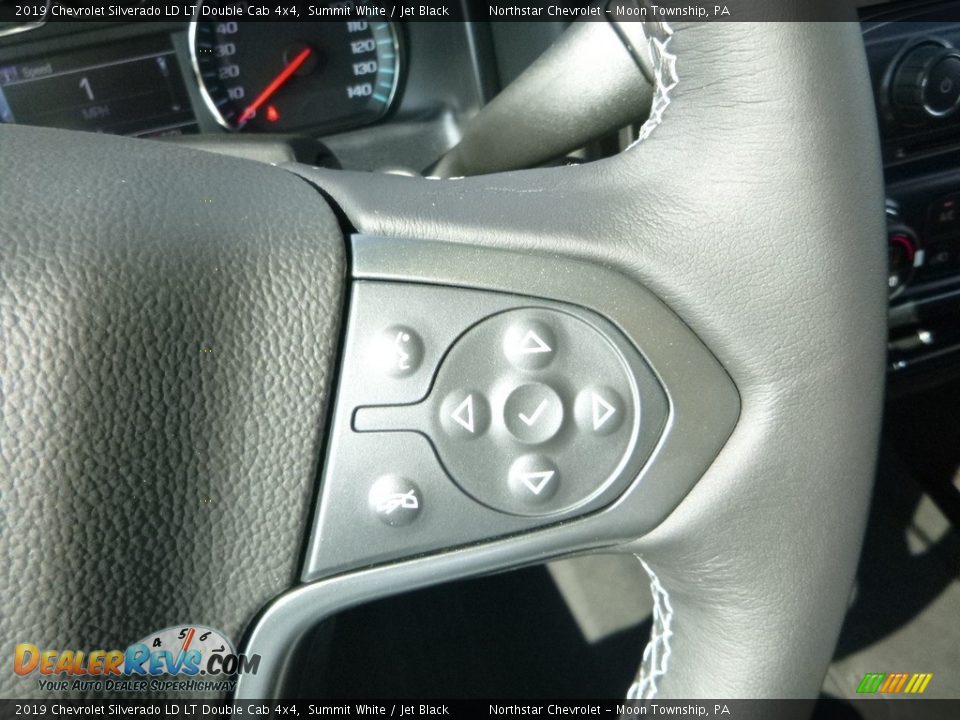 2019 Chevrolet Silverado LD LT Double Cab 4x4 Summit White / Jet Black Photo #19