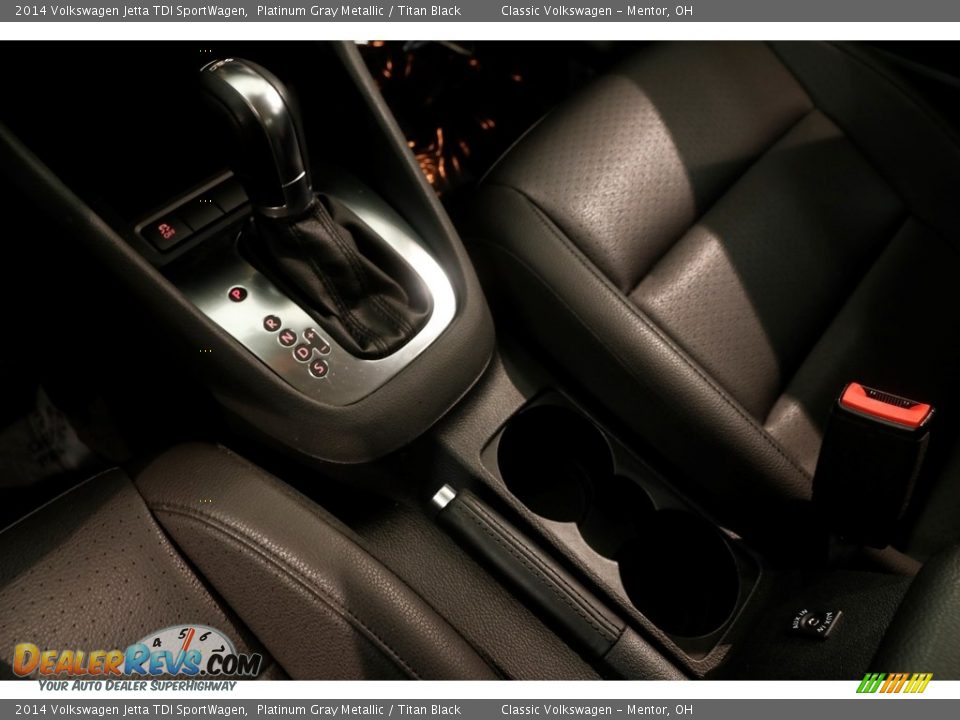 2014 Volkswagen Jetta TDI SportWagen Platinum Gray Metallic / Titan Black Photo #12